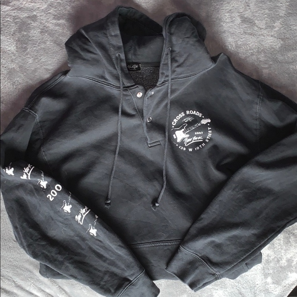 S dark grey hoodie NEVER WORN